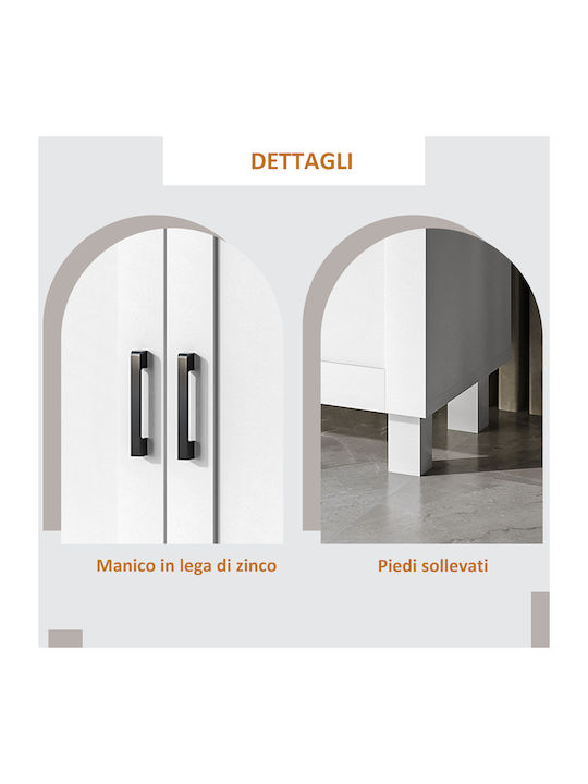 Λευκό 90x30x90εκ.