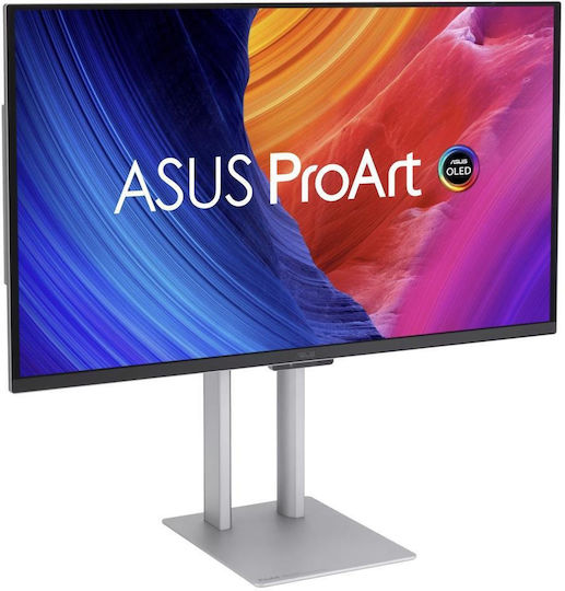 Asus ProArt PA27UCDMR QD-OLED HDR Gaming Monitor 26.5" 4K 3840x2160 240Hz with 0.1ms Response Time GTG Silver