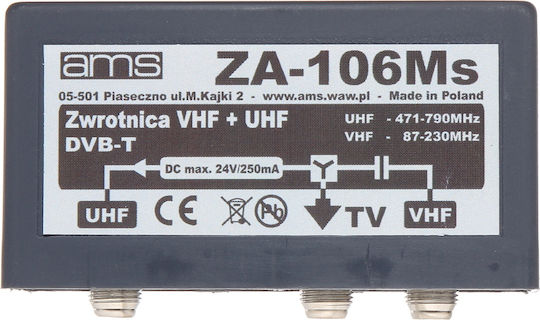 AMS Splitter Satelliten ZA-106MS 5902887021367