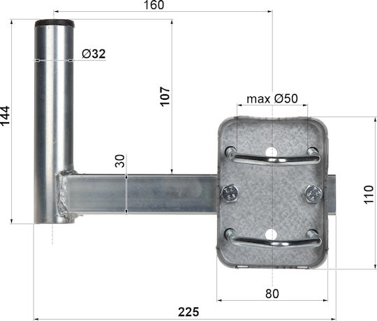 Delta Satellitenempfangszubehör URL-32H10