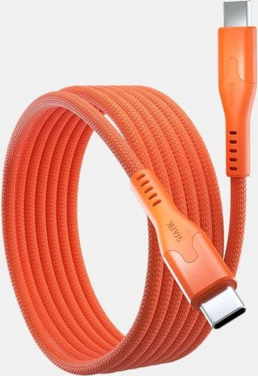 Statik Magstack Pro Cablu USB 2.0 USB-C Masculin - USB-C 100W Power Delivery (PD) Portocaliu 1m