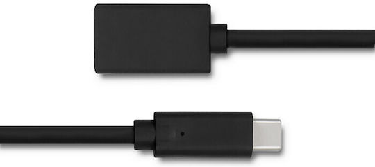 Qoltec Regular USB 3.0 Cablu USB-C bărbătesc - USB-A female Negru 0.25m (50421)