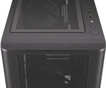 Endorfy Ventum 400 Air Gaming Midi Tower Computer Case with Side Window Black