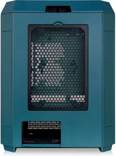 Thermaltake The Tower 600 Gaming Midi Tower Кутия За Компютър Със Страничен Прозорец Transformative Teal