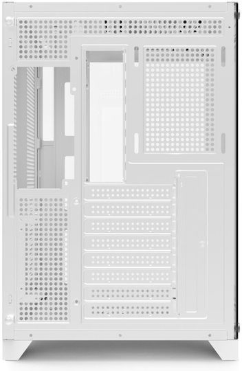 Power Train Gaming Middle Tower Carcasă PC cu Deschidere Laterală Albă