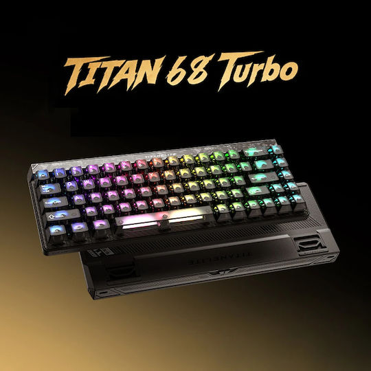 Madlions Titan 68 Turbo Hall Effect Gaming Keyboard with Magnetic Switches and RGB Lighting English US