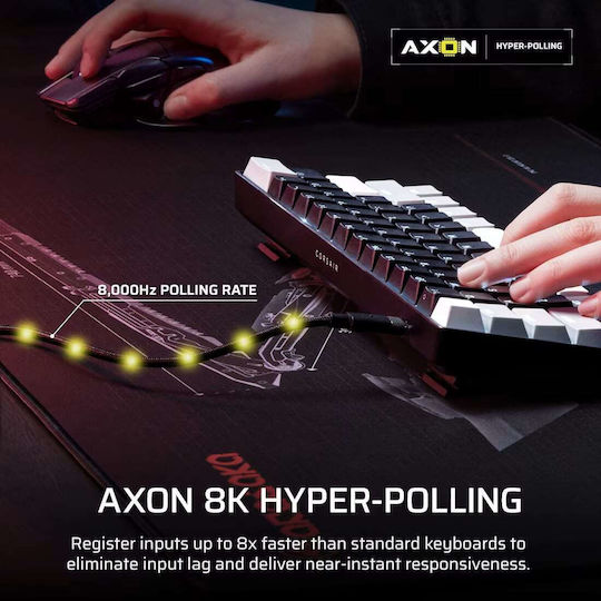 Corsair Clipper Pro Mini 60 Ηall Effect Gaming Πληκτρολόγιο 60% με Corsair MGX διακόπτες και RGB φωτισμό (Αγγλικό US)