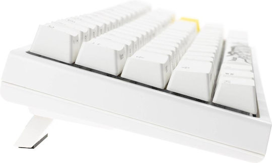Ducky One 2 Pro Mini Gaming Mechanical Keyboard with Cherry MX Blue switches and RGB lighting (English US) White