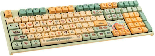 Ducky Dimanche One 2 Pro Peter Pan Varmilo V2 Iris Gaming Mechanical Keyboard with Custom Switches and Illuminated Keys English US Multicolour