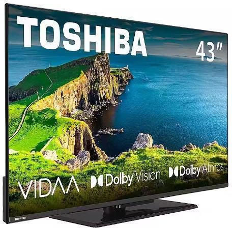 Toshiba Смарт Телевизор 43" 4K UHD Direct LED 43UV3F63DG HDR (2024)