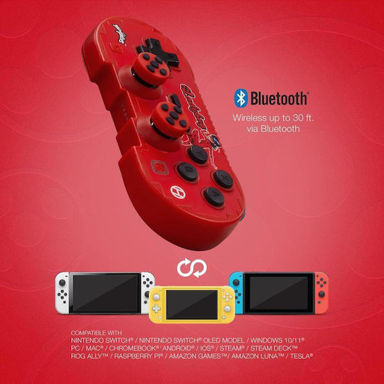 Hyperkin Miraculous Безжичен Gamepad за Android / Switch / iOS Червен