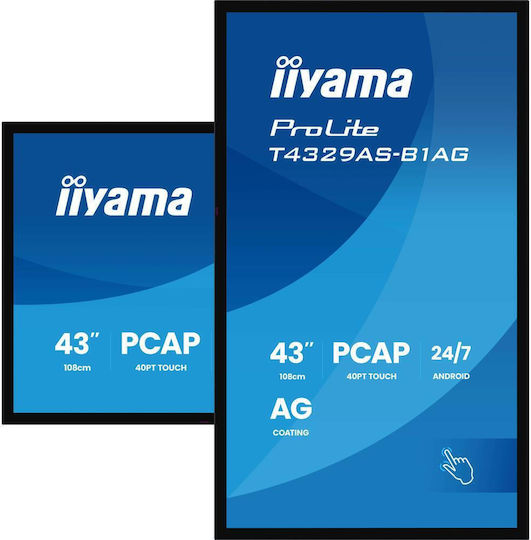 Iiyama T4329AS-B1AG Public Display 4K UHD 43"