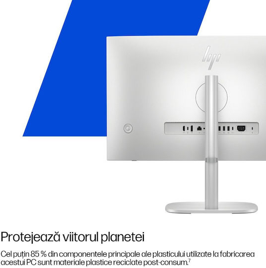 HP Elitestudio 8 G1i 27" (Nucleu Ultra 5-235/16GB/512GB SSD/W11 Pro) Argintiu