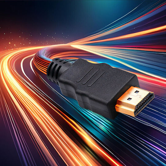 Qoltec HDMI 1.4 High Speed 1080p 120Hz Кабел HDMI Мъжки - HDMI Мъжки 2м Черен