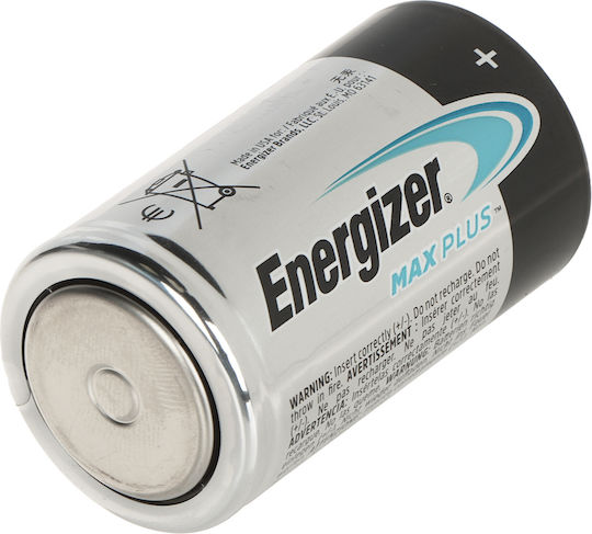 Energizer Max Plus Baterii Alcaline D 1.5V 2buc
