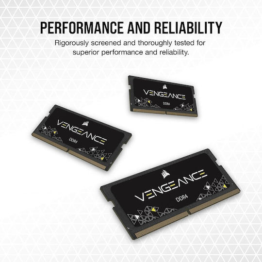 Corsair Vengeance DDR4 16GB RAM with 2x8GB Modules and Speed 2933 for Laptop