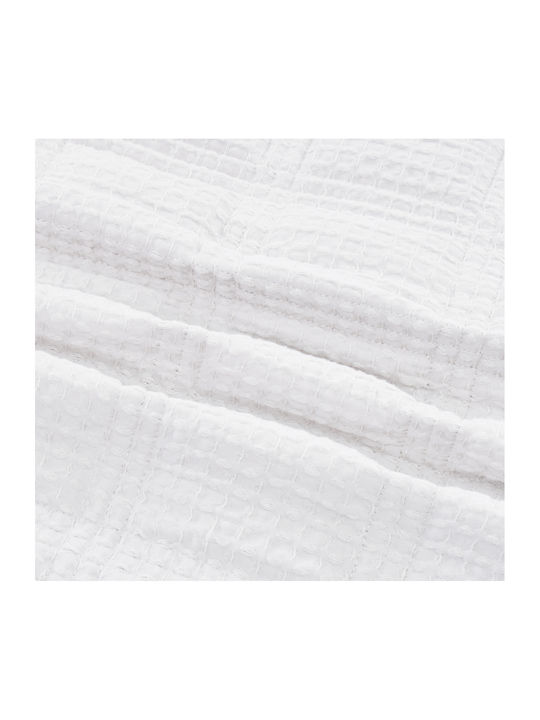 Liolios Home Σετ Κουβερλί Υπέρδιπλο White 220x240cm 3τμχ