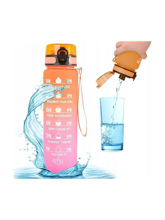 ecarla Παγούρι 1000ml Πορτοκαλί