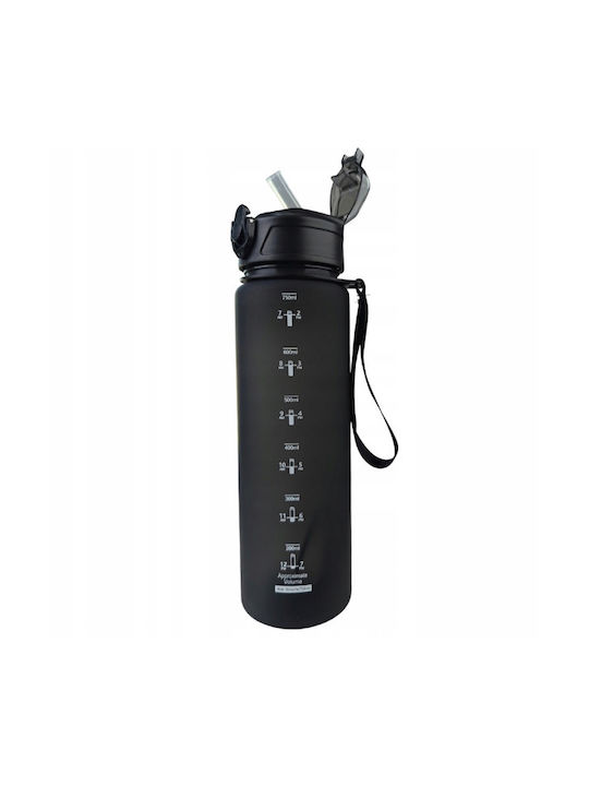 ecarla Παγούρι 750ml Μαύρο