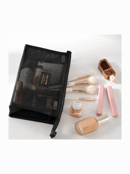 Jetbags Rz11136-49 Νεσεσέρ Ταξιδιού Makeup Organizer Mesh Cosmetic Bag Μαύρο 26x26x16cm Jetbags Rz11136-49 Νεσεσέρ Ταξιδιού Makeup Organizer Mesh Cosmetic Bag Μαύρο 26x26x16cm
