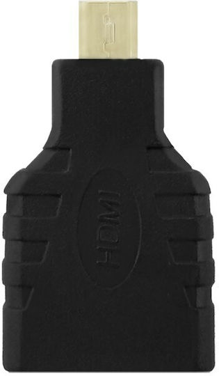 Qoltec Μετατροπέας micro HDMI female σε HDMI female 1τμχ 50506