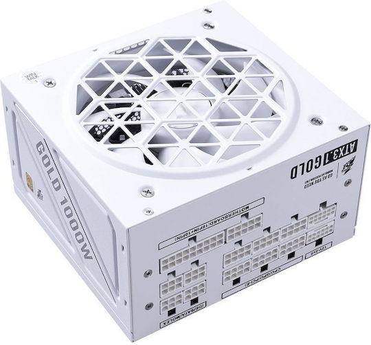 1STPLAYER NGDP 1000W Λευκό Τροφοδοτικό Υπολογιστή Full Modular 80 Plus Gold