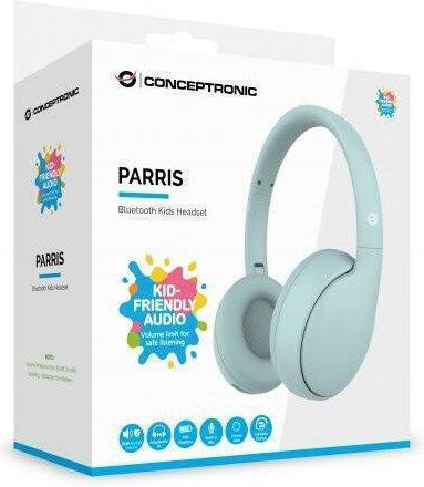Conceptronic PARRIS04B Kabellose Bluetooth Kinder Am Ohr Blau Kopfhörer