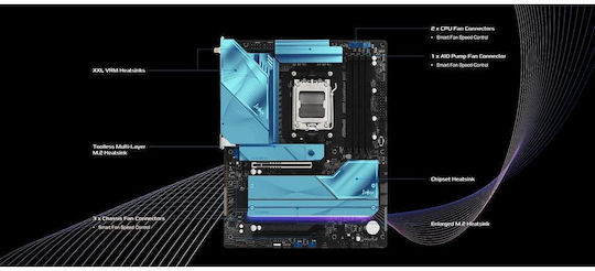 ASRock X870 LiveMixer WiFi Motherboard ATX με AMD AM5 Socket