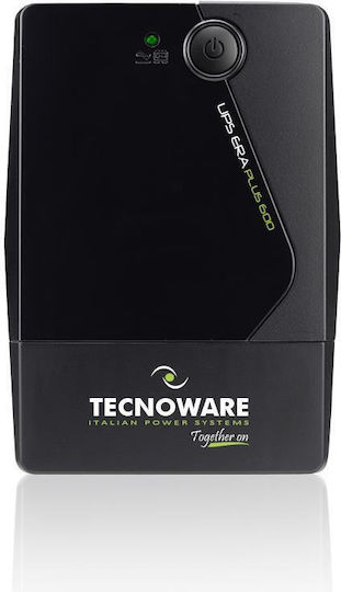 Tecnoware Era Plus 800 12x UPS Line-Interactive 800VA 560W με 2 Schuko Πρίζες