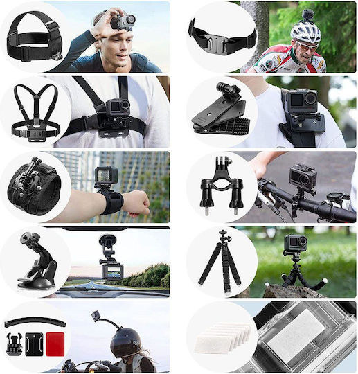 Akaso Σετ Αξεσουάρ In 1 Outdoor για Action Cameras Akaso / GoPro Hero 12