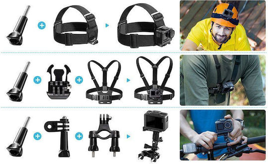 Akaso Σετ Αξεσουάρ In 1 Outdoor για Action Cameras Akaso / GoPro Hero 12