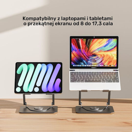 Unitek Cooling Pad για Laptop έως 17.3" Ασημί OT1098AGY01