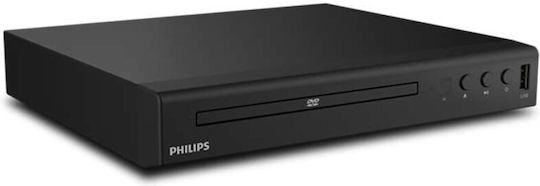 Philips DVD Player TAEP200 TAEP200/12 με USB Media Player Μαύρο