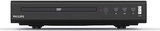Philips DVD Player TAEP200 TAEP200/12 με USB Media Player Μαύρο