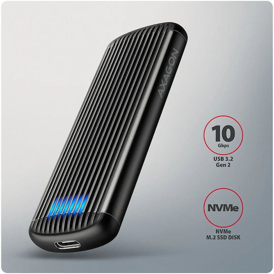 Axagon Θήκη για Σκληρό Δίσκο M.2 SATA III NVME με σύνδεση USB 3.2 Type-C
