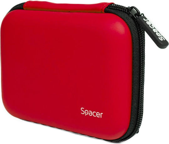 Spacer Sphd-001-rd Husă 2.5″ Hdd Ssd Internă Cu Buzunar Din Plasă Roșie