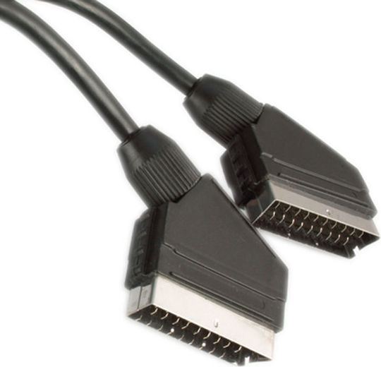 Osio Cable Scart male - Scart male 1.5m Black OSK-1165