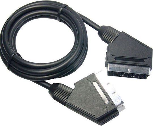 Osio Cable Scart male - Scart male 1.5m Black OSK-1165