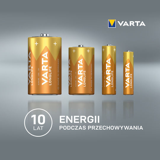 Varta Longlife D Batterien 2 Stück