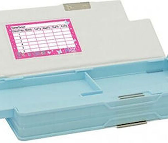 Blue Cylinder Pencil Case
