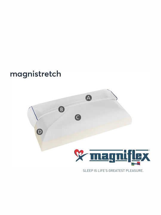 Magniflex Magnistretch Μαξιλάρι Ύπνου Memory Foam 72x42cm
