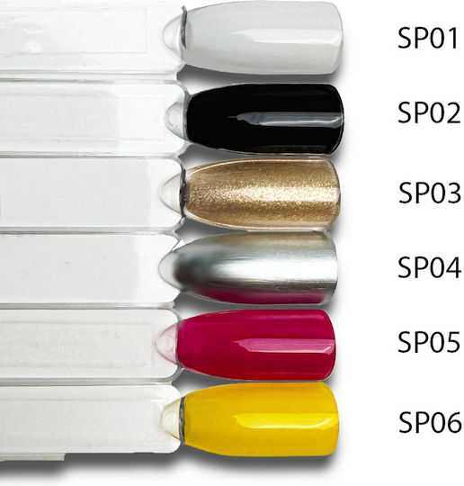 Jelly Gelly Gel Nagellack Silber 6ml