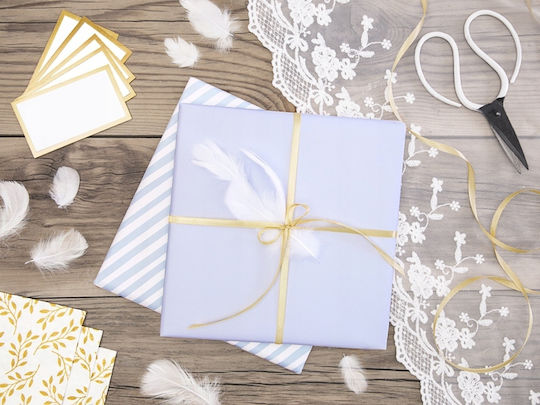 Table Place Cards Gold Frame 9.5x5.5cm 10pcs