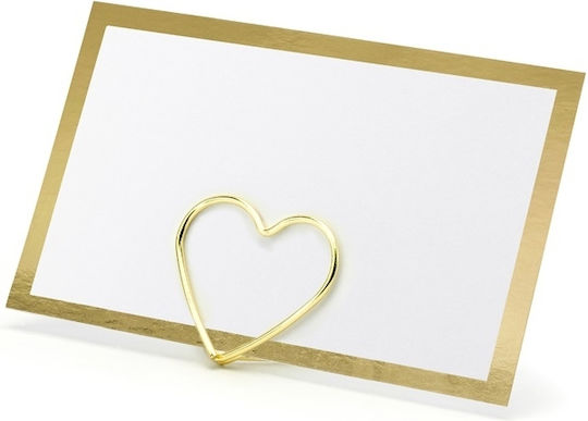 Table Place Cards Gold Frame 9.5x5.5cm 10pcs