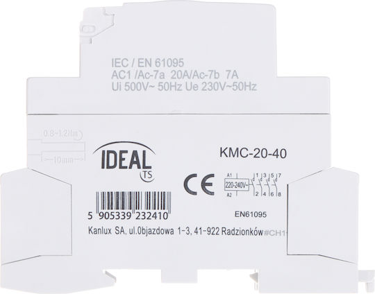 Ideal Rail Switch 400V 20A