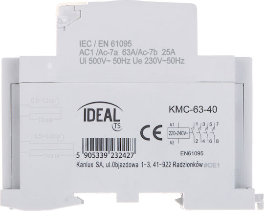 Ideal Elektrische Schaltpaneel-Druckknopfschalter 400V 63A