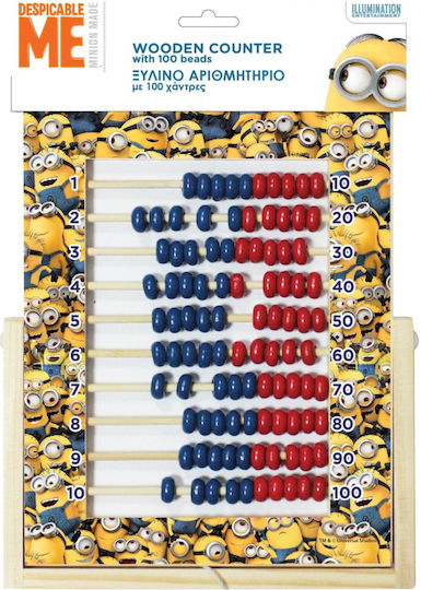 Diakakis Minions Abacus made of Wood for 3+ years Years Old