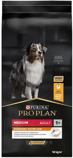 Pro Plan Everyday Nutrition 3kg Ξηρά Τροφή για Ενήλικους Σκύλους Μεσαίων Φυλών με Κοτόπουλο
