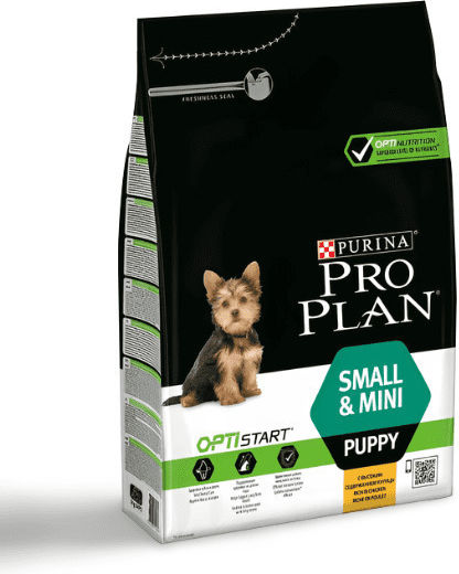 Pro Plan Puppy Small Mini 3кг Суха Храна за Кученца от Малки Породи с Пилешко