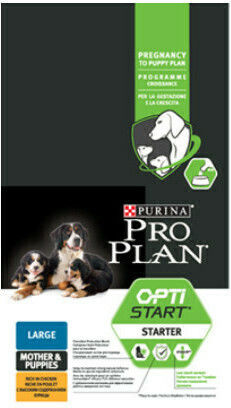 Pro Plan Starter 12kg Trockenfutter für Hunde großer Rassen mit Huhn